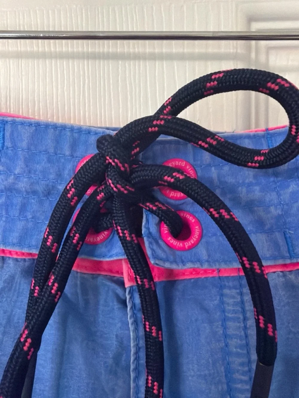 Vineyard Vines Blue and Pink Men's Swim Board Shorts